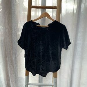 Madewell velvet top